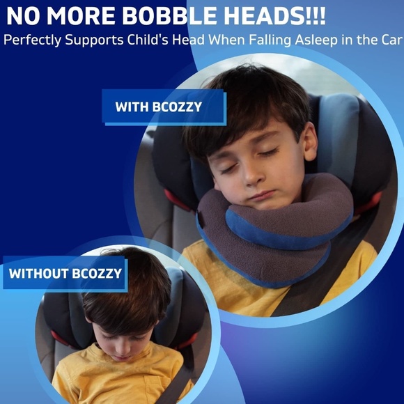 3-7 Y/O Kids Travel Neck Chin Supporting Pillow for Traveling, Provides Double - Picture 3 of 7